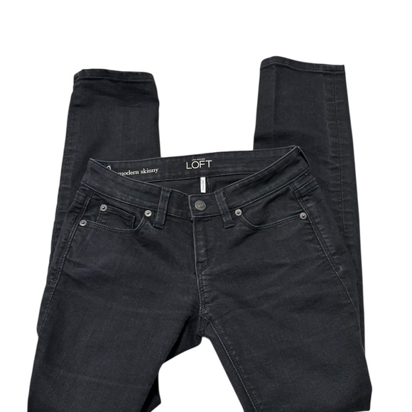 LOFT Denim - LOFT Women's Modern Skinny Jeans Size 00P Black